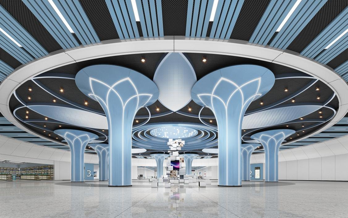 A Suzhou metro station hall — modern, clean and signed in English